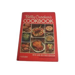 Vintage Betty Crocker’s Cookbook New & Revised Edition Golden Hardcover
